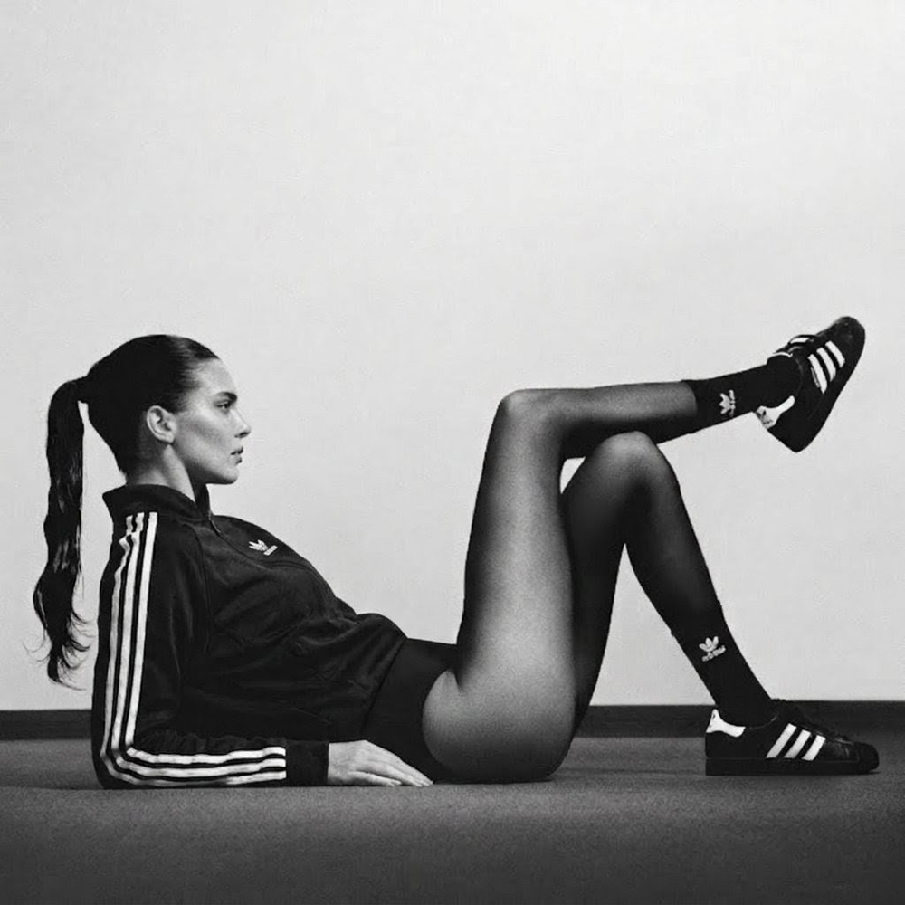 Adidas Men's Black Bomber Jacket with White Stripes